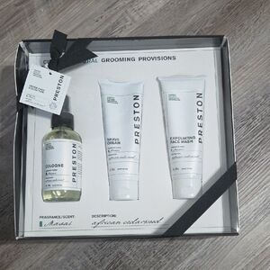 Men's Grooming Set - Black and White